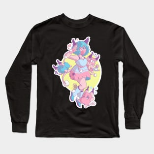 Dustbunny Gal reporting for duty! Long Sleeve T-Shirt